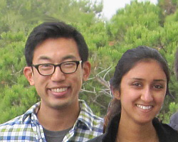 Avni Bhatt with Peter Chung